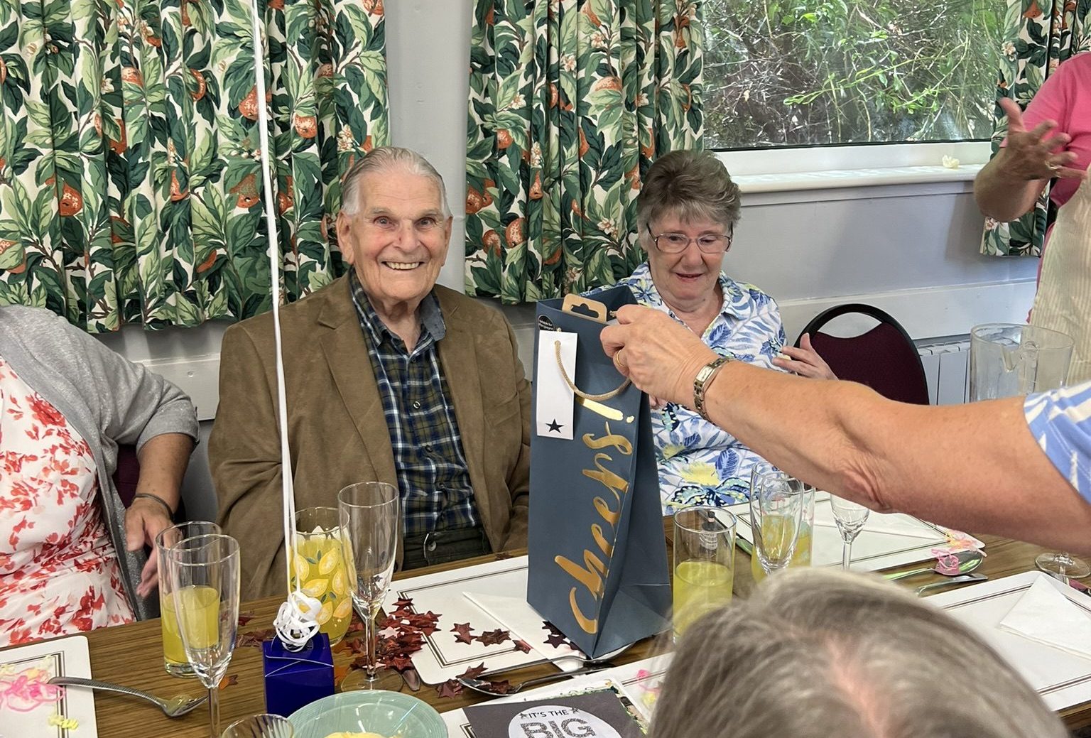 Paul Morton 100th birthday Melville Club Albrighton