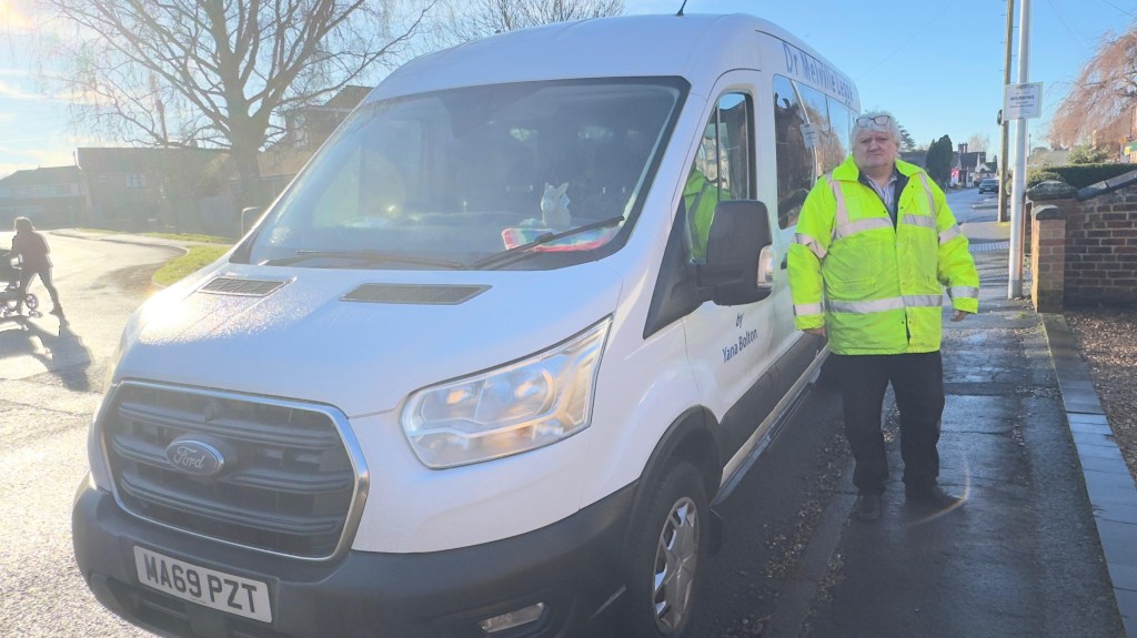 Albrighton Shropshire community transport minibus volunteer